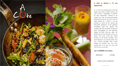 Desktop Screenshot of bistro-acote.com